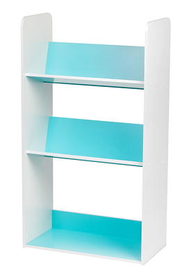 IRIS USA 2-Tier Storage Organizer Shelf with Footboard, White