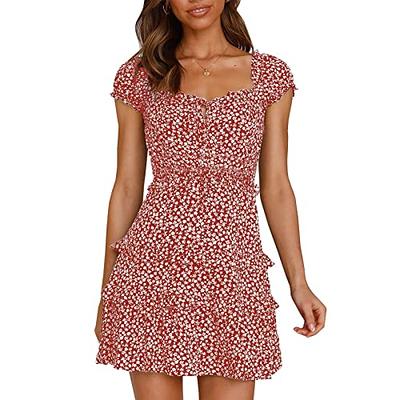 Best Deal for INGWHW Sun Dress with Pockets, Dresses That Hide