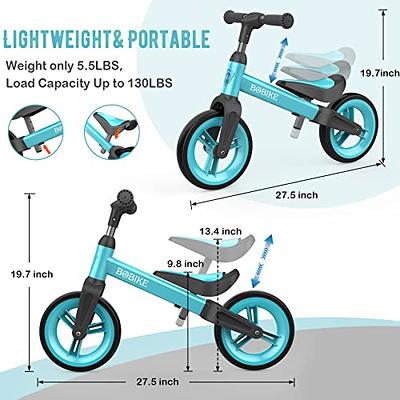 Bobike Toddler Balance Bike Toys for 1 to 3 Year Old Girls Boys