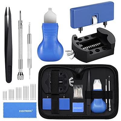 Watch Repair Kit, GLDCAPA Watch Battery Replacement Tool Kit, Watch Repair  Tools with Carrying Case, Watch Case Opener Spring Bar Tools, Watch Link  Removal Tool Kit Watch Band Tool Set - Yahoo