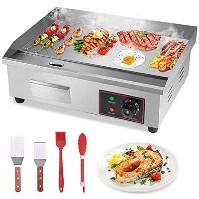 Electric Griddle Flat Top Grill 1300W Hotplate BBQ Commercial