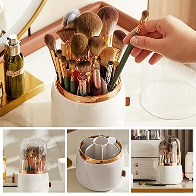 Makeup Brush Holders With Cover, Dust-Proof Lid, Makeup Storage