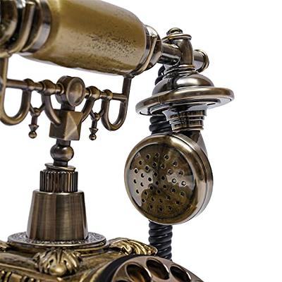 Brass Home Decoratives Classic Vintage Style Rotary Dial Old Desk  Telephones.