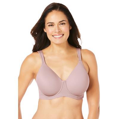 Plus Size Women's Wireless T-Shirt Bra by Comfort Choice in Heather Grey  (Size 46 B) - Yahoo Shopping