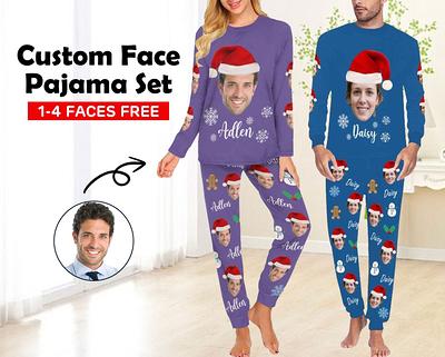 Custom Photo Pajamas | Personalized Faces On Pajama Set