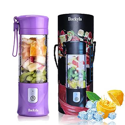 Moss & Stone Personal Blender Single Serve Shake & Smoothies Maker with  Portable Travel Sport Bottle - Mini Juicer, White & Black Single Serve  Blender