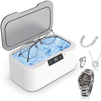 Adiding Ultrasonic Jewelry Cleaner Machine, 650mL Sonic Glasses