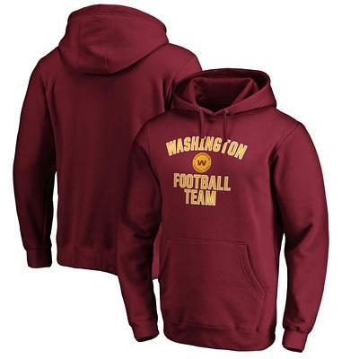 Men's Starter Burgundy Washington Football Team Raglan Long Sleeve Hoodie T- Shirt