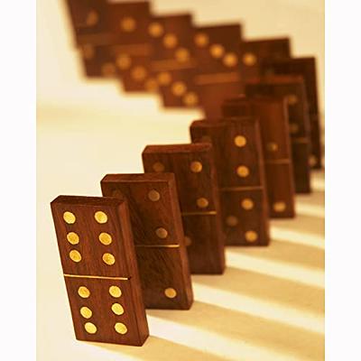 Queensell Dominos Set for Adults – Dominoes - Classic Board Games, Double 6  Dominoes Family Games for Kids and Adults - Double Six Standard Dominos