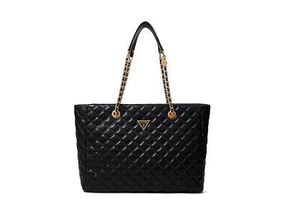 Lands' End Large Classic Quilted Tote Bag, Black - Yahoo Shopping