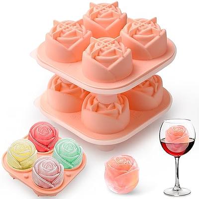 Ice Cube Trays Silicone Ice Cube Tray With Lid And Bin Ice - Temu