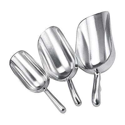 Scoop Iceshovel Scooper Metal Scoops Flour Stainless Steel Cube