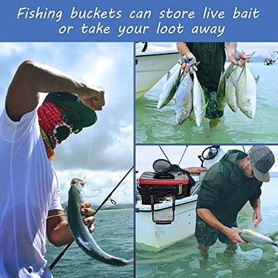 Plastic Fishing Live Bait Box with Breathable Holes 