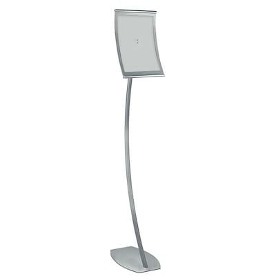 Azar 11(H) x 8 1/2(W) Curved Metal Floor Sign Holder