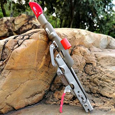 Automatic Spring Fishing Rod Holder - Stainless Steel for Ground Support  Brackets, Adjustable Sensitivity & Folding Fish Pole Rack&Sports & Outdoors  - Yahoo Shopping