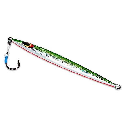Uncle Mo Tackle - 120g Sand EEL Fishing Jig, Green & White - Perfect for  Saltwater Offshore - Single Pack - Yahoo Shopping