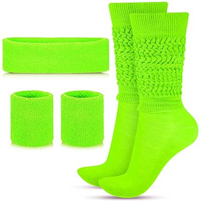 Adult's Green 80's Leg Warmers Costume Accessory