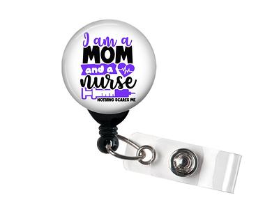 Personalized ID Badge Reel Pediatric RN Nurse PICU Rn 