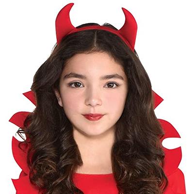 Leg Avenue Womens Halloween Costume 2 Piece Glitter Cloak and Devil Horns