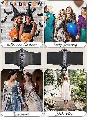 HANERDUN Lace-up Waspie Corset Belts for Women Elastic Waist Belt Tied  Retro Wide Belt - Yahoo Shopping