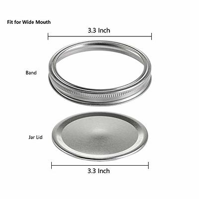 Jar Band - Stainless Steel - Wide Mouth