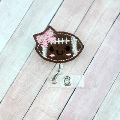 Football Badge Reel, Nurse Holder, Gift, Retractable Id Teacher Lanyard,  Clip, Name Badge, Holder - Yahoo Shopping