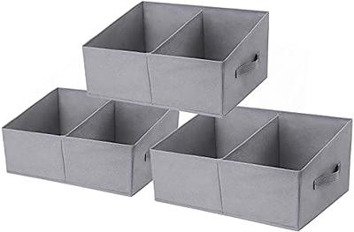 Collapsible Storage Bins With Lids, Slub Fabric Decorative Storage Box With  Handles, Sturdy Storage Basket For Clothes,Toys, Books, Storage Organizer