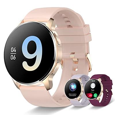 AGPTEK Smart Watch for Women, Smartwatch for Android and iOS Phones IP68  Waterproof Activity Tracker with Full Touch Color Screen Heart Rate Monitor