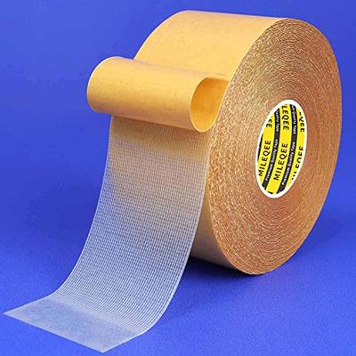  Double Sided Tape Heavy Duty, Super Strong Double Sided Tape,  Reusable Transparent Wall Sticker, for Home Office Walls Decor, Poster  Hanging, Carpet, Automotive Trim, DIY Projects : Office Products