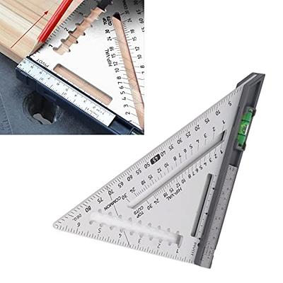 Tydeey 39 in Precision Ruler Square T-shaped Woodworking Scriber Measuring Tool , Aluminum Alloy Architect Ruler