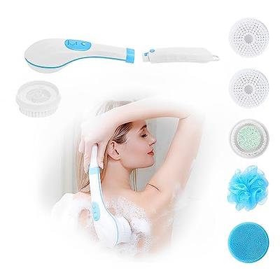 Electric Shower Body Brush 5 in 1 Back Brush Long Handle for