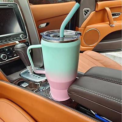 Ideus Insulated Tumbler with Leak Proof Straw Lid and Flip Lid