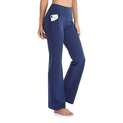 GAYHAY Flare Leggings for Women - Pockets Crossover Yoga Pants High Waist  Tummy Control Bootcut Workout Flared Leggings Black - Yahoo Shopping