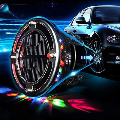 ZH-VBC Lights for Car Rims, Monochrome Solar Car Wheel Tire Hub