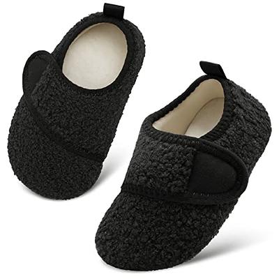 Amazon.com | Boys Girls 𝐂ozy House Slippers Warm Plush Winter Cotton  Slipper Kids Cute Bear Indoor Non-Slip (Coffee, 8 Toddler) | Slippers