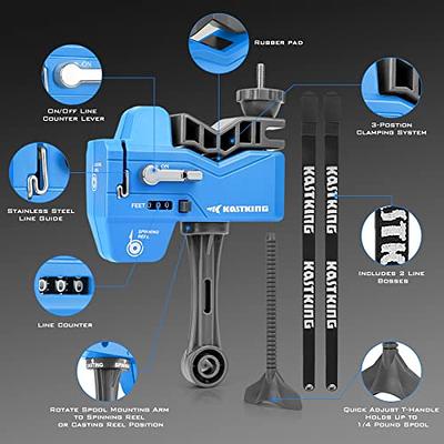  Fishing Line Spooler System - Portable Fishing Line Winder  Reel Spooler Spooling Station Baitcast Line Spooling Machine Fishing Tool :  Sports & Outdoors