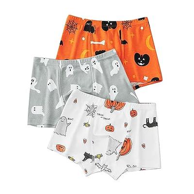 Boys Halloween Underwear- Pack of 3 Soft Colorful Boxer Shorts Briefs with Ghost  Pumpkin Print for Kids 2-9 Years Old G 4-5 Years… - Yahoo Shopping