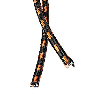 MetaKit 100 ft. Diamond Braided Polypropylene Rope 3/8 Inch (9.5mm) High  Strength Utility Rope for Clothesline Flag Pole Indoor Outdoor Use (Black &  Orange) - Yahoo Shopping