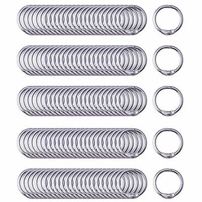 Antner 50 Pack Loose Leaf Book Binder Rings 1.2 Inch Nickel Plated Key  Rings O-Ring for School Home Office - Yahoo Shopping