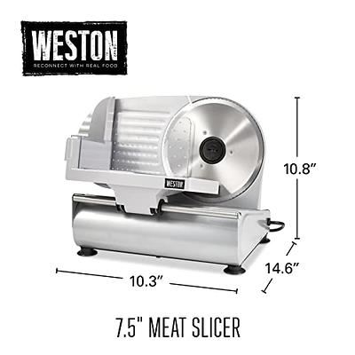 VEVOR 7.5 Commercial Meat Slicer 200W Electric Deli Slicer for Meat Veggie Bread