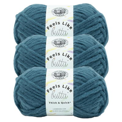 Lion Brand Yarn Coboo Denim Light Blue Yarn 3 Pack 