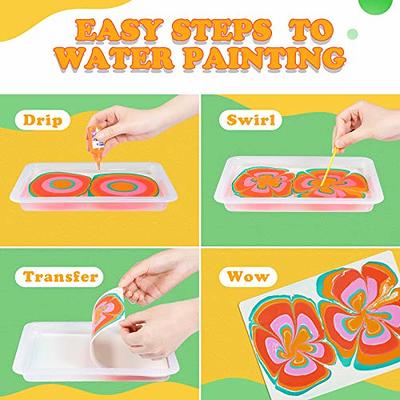 Water Marbling Paint for Kids - Arts and Crafts for Girls & Boys Crafts  Kits Ideal Gifts for Kids Age 3-5 4-8 8-12