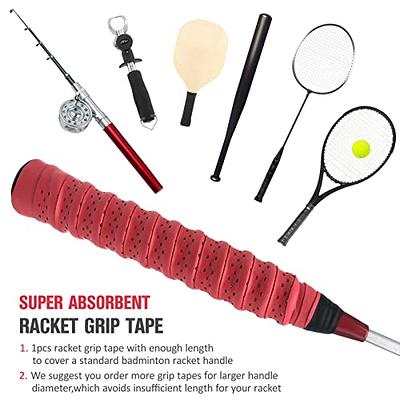 Racket Grip Tape, 5pcs Absorbent Badminton Racket Grip Non-slip Handle  Grips Tape