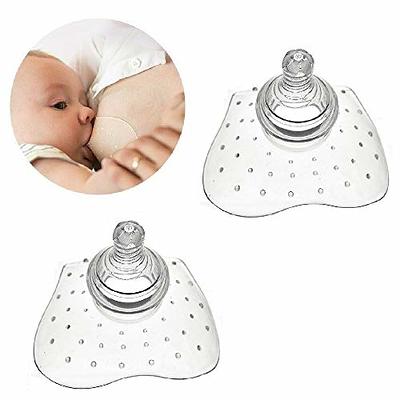 Medela Contact Nipple Shield for Breastfeeding, 24mm Medium Nippleshield,  For Latch Difficulties or Flat or Inverted Nipples, 2 Count with Carrying