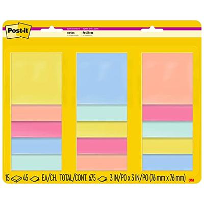 Post it Super Sticky Notes 3 in x 3 in 24 Pads 70 SheetsPad 2x the Sticking  Power Supernova Neons Collection - Office Depot