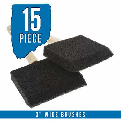 Foam Paint Brushes 1 2 3 4 Inchs Sponge Brushes Sponge Paint - Temu