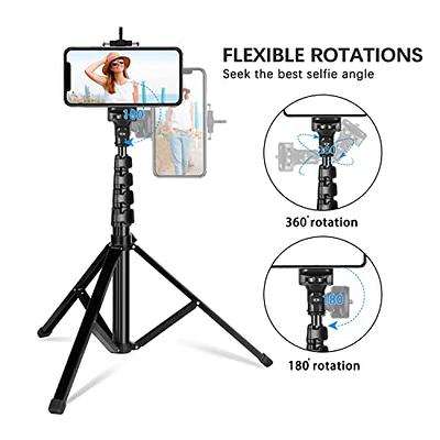 Phone Tripod, Portable Flexible Tripod Adjustable Cell Phone Tripod with  Wireless Remote Mini Tripod Stand for iPhone 14 13 12 11 Pro XS MAX XR