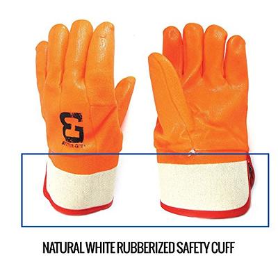 MANUSAGE Safety Work Gloves with Impact Protection, Micro-Foam Nitrile Coated TPR Heavy Duty Gloves, Cut Resistant Gloves for Men Women, Touchscreen