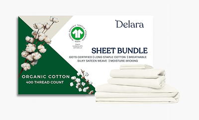 Delara Light Warmth White 100% Organic Cotton Cover & Cotton Fill