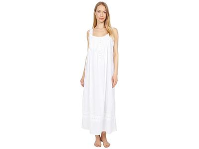 Eileen West Cotton Dobby Stripe Woven Sleeveless Short Nightgown